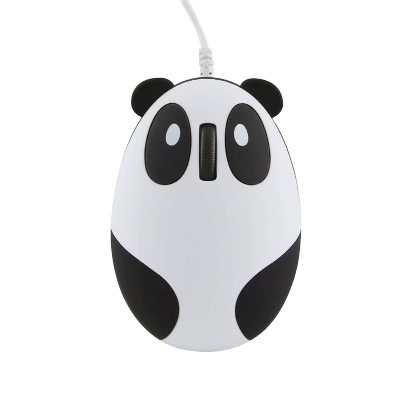 CHUYI Panda Wired Mouse Cute Animal Series Portable Corded Mice for Travel School Home Office, Funny Optical Mouse for Computer Laptop PC Kids Children Girls Gift - Image 1